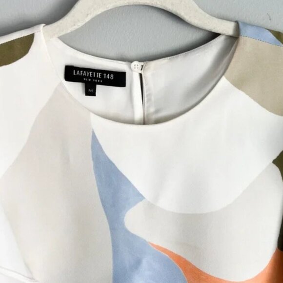 Lafayette 148 New York Abstract Dress - Picture 6 of 10